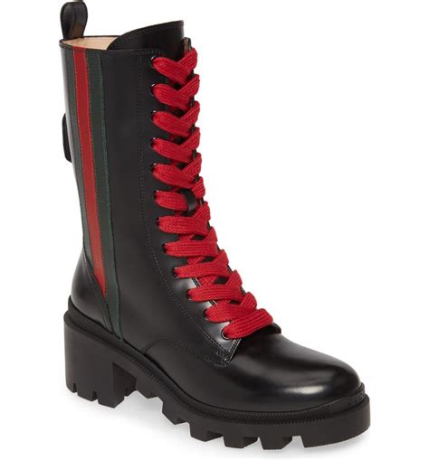 women gucci rain boots|gucci combat boots for women.